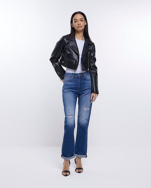 River Island Womens Blue High...