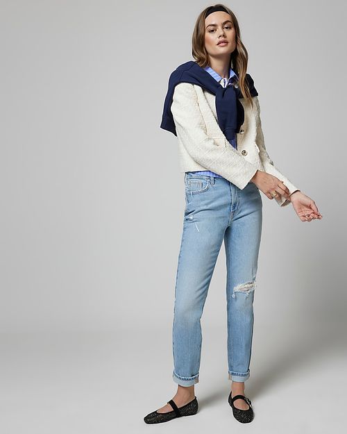 River Island Womens Blue High...