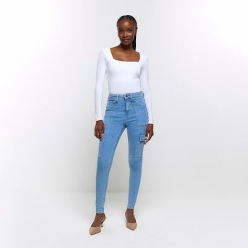 River Island Womens Blue High...