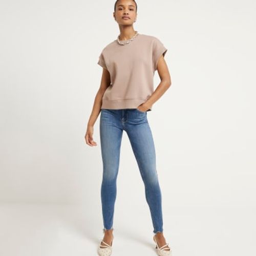 River Island Womens Blue High...