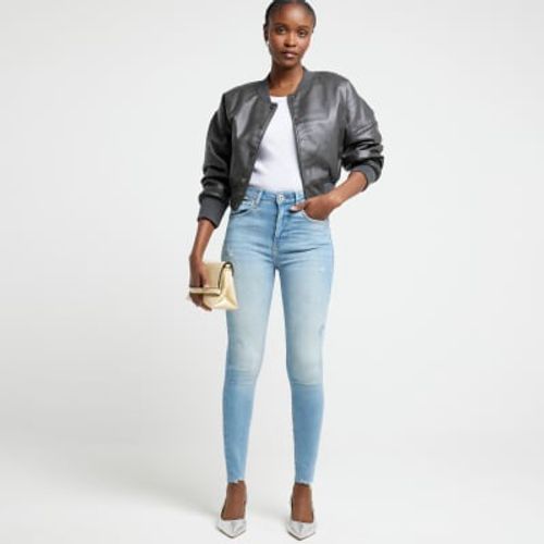 River Island Womens Blue High...