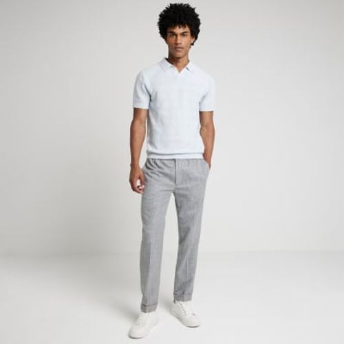 Mens River Island Blue Slim...