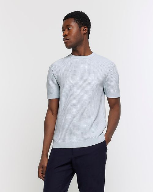 Mens River Island Blue Slim...