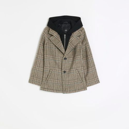 River Island Boys Beige Check...