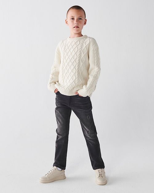 River Island Boys Black Slim...