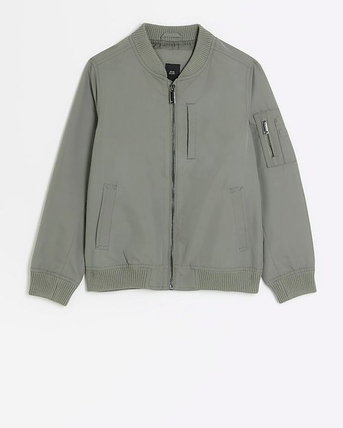 River Island Boys Khaki Zip...