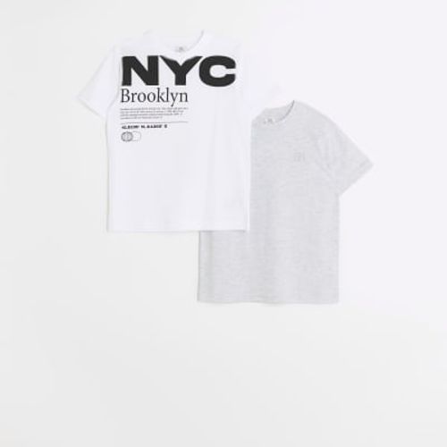 river island boys white shirt