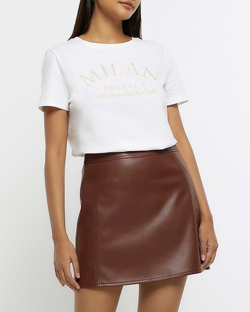 River Island Womens Brown...