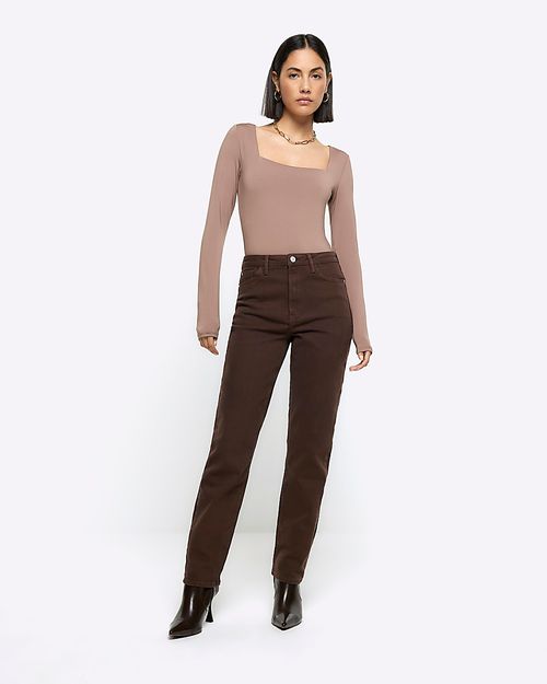 River Island Womens Brown...