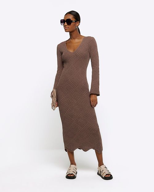 River Island Womens Brown...