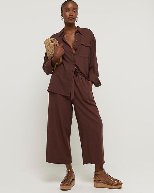 River Island Womens Brown...