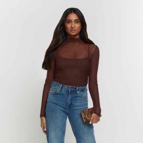 River Island Womens Brown...