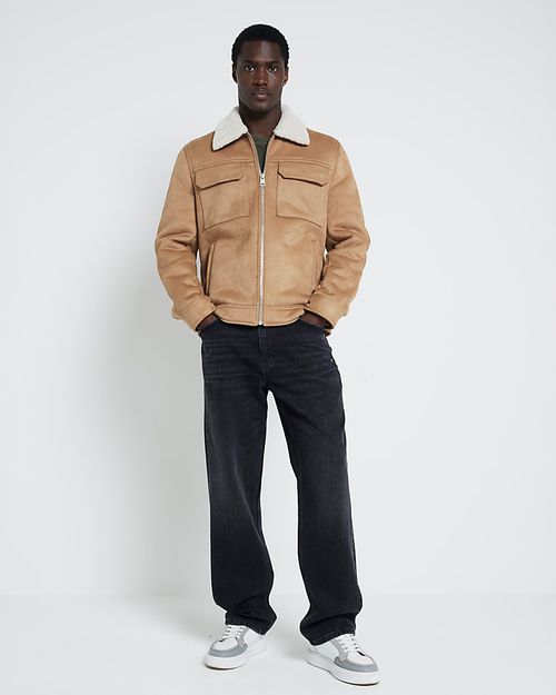 Mens River Island Brown...