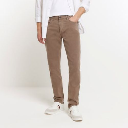 Mens River Island Brown Slim...