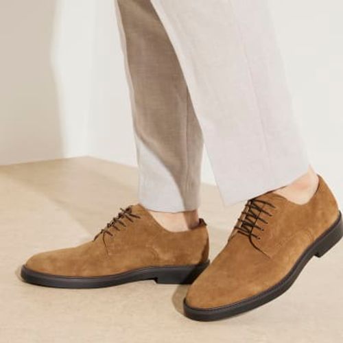 Mens River Island Brown Suede...