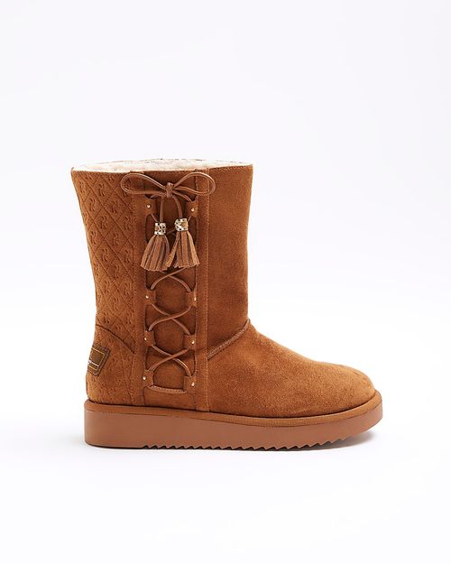 River Island Womens Brown...