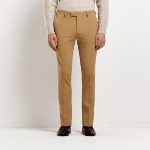 Mens River Island Brown Super...