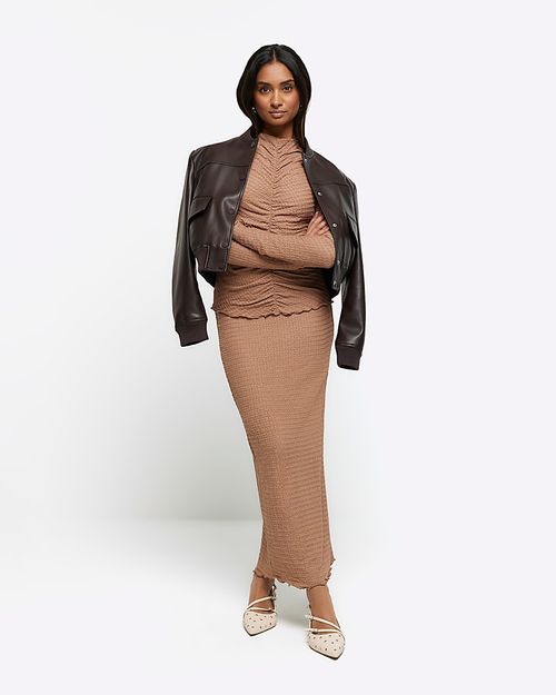 River Island Womens Brown...