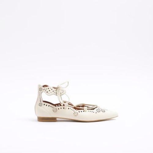 River Island Womens Cream Cut...