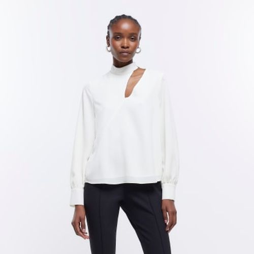 River Island Womens Cream Cut...