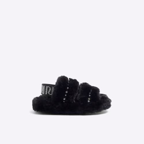 River Island Girls Black Faux...