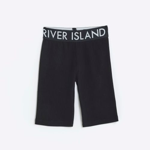 River Island Girls Black Rib...