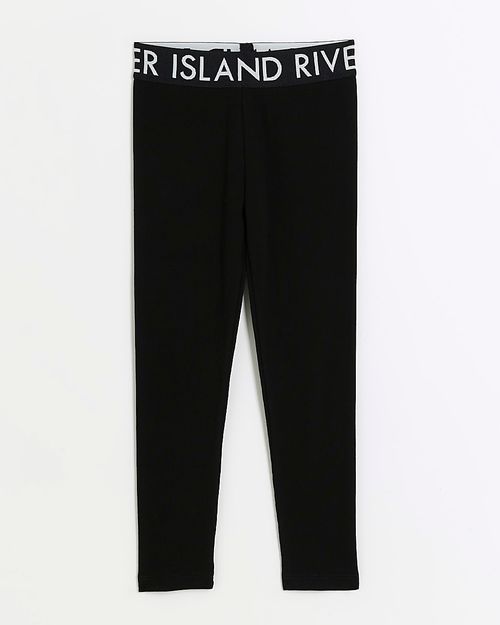 River Island Girls Black Rib Leggings, £7.00