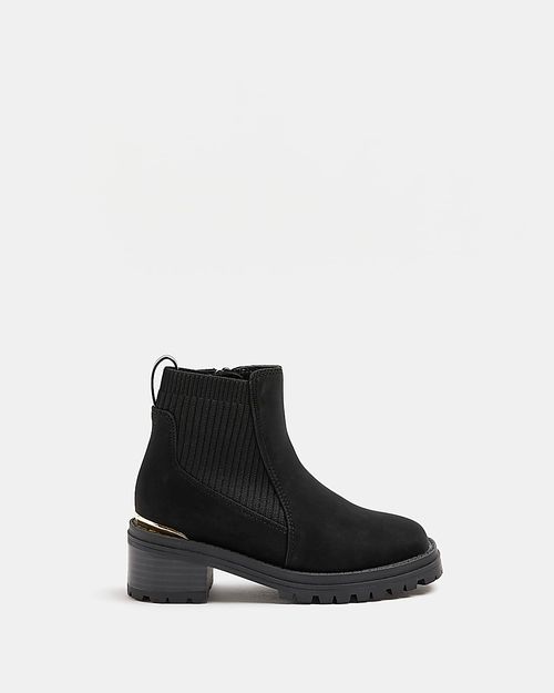 River Island Girls Black Wide...