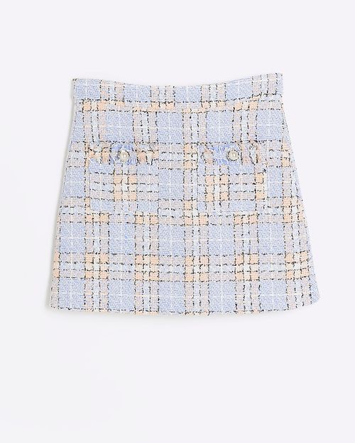 River Island Girls Blue Check...