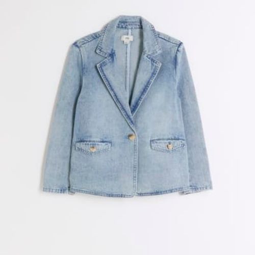 River Island Girls Blue Denim...