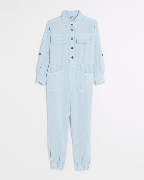 River Island Girls Blue Denim...