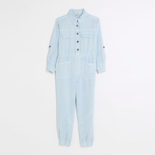 River Island Girls Blue Denim...