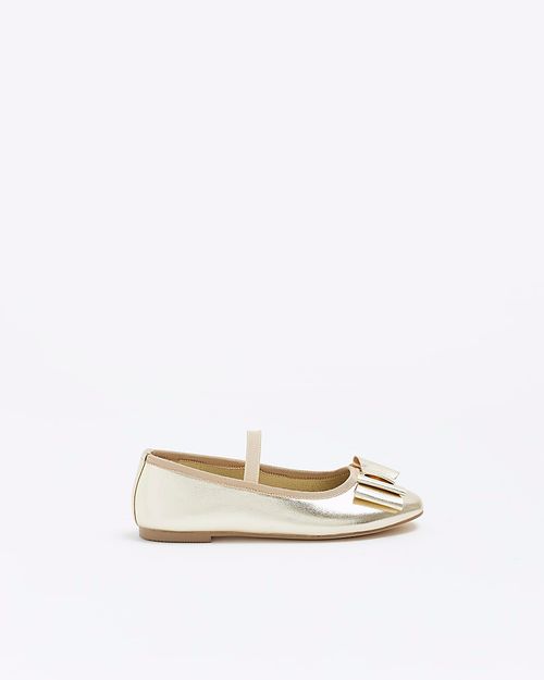 River Island Girls Gold Wide...