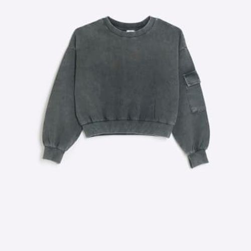 River Island Girls Grey Cargo...