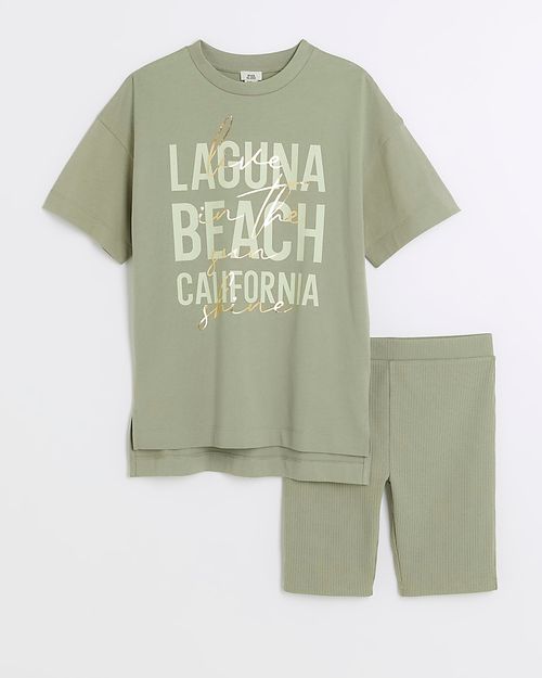 River Island Girls Khaki...