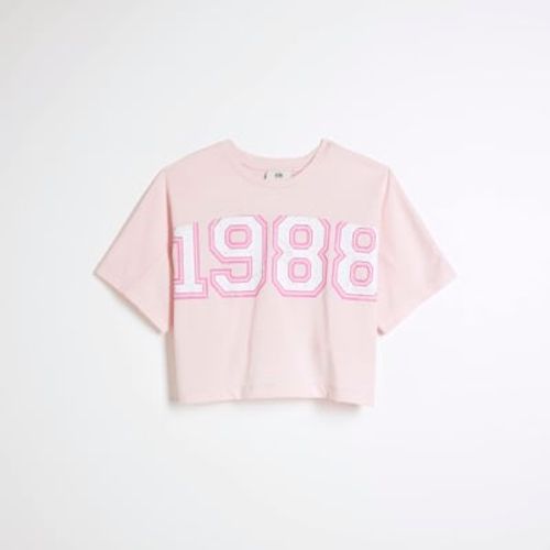 River Island Girls Pink Crop...