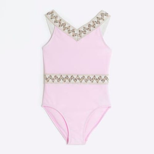 River Island Girls Pink Zig...