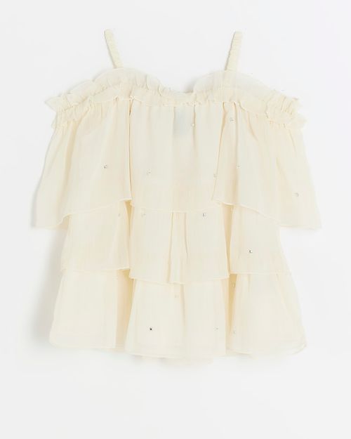 River Island Girls White...