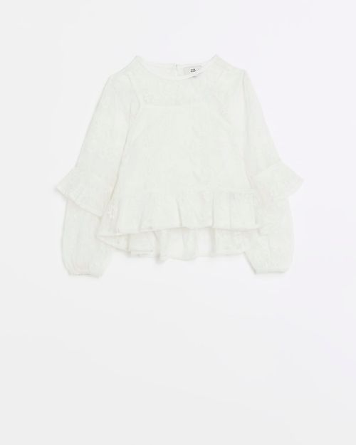 River Island Girls White...