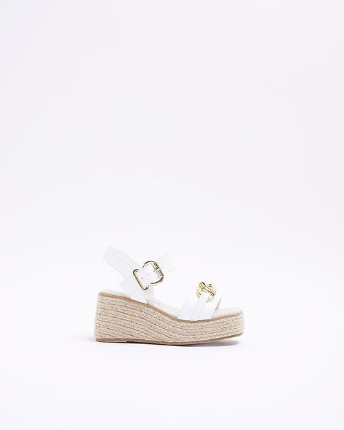 River Island Girls White Wide...