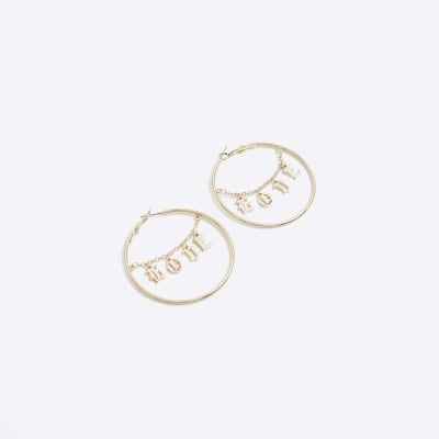 River island sales hoop earrings