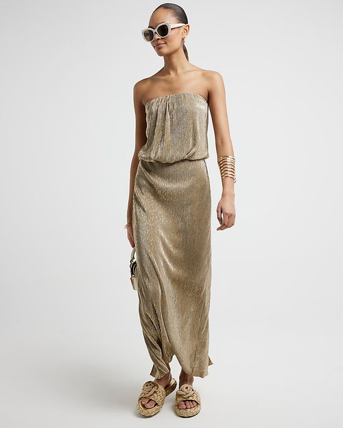 River Island Womens Gold...