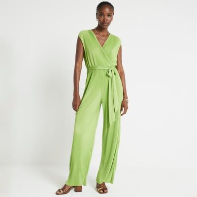 River island cheap green jumpsuit