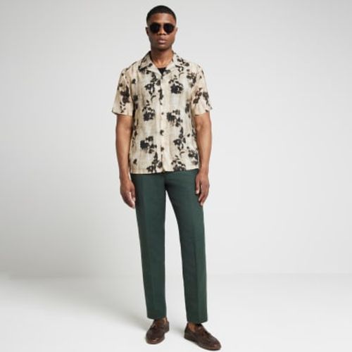 Mens River Island Green Slim...