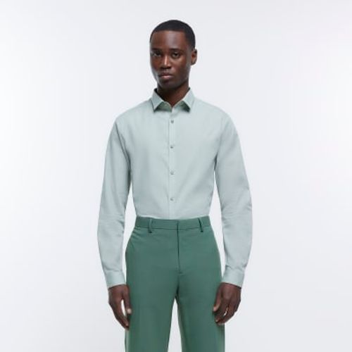 Mens River Island Green Slim...