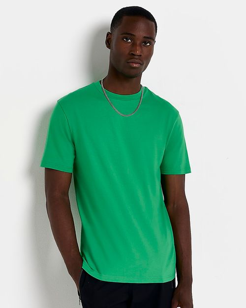 Mens River Island Green Slim...