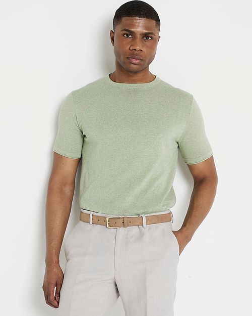 Mens River Island Green Slim...