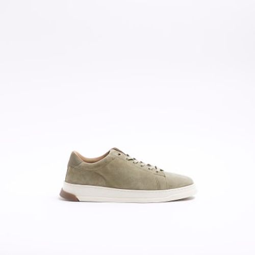 Mens River Island Green Suede...