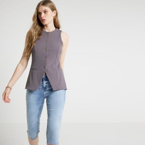 River Island Womens Grey Crew...