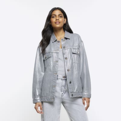 Womens denim shop jacket river island